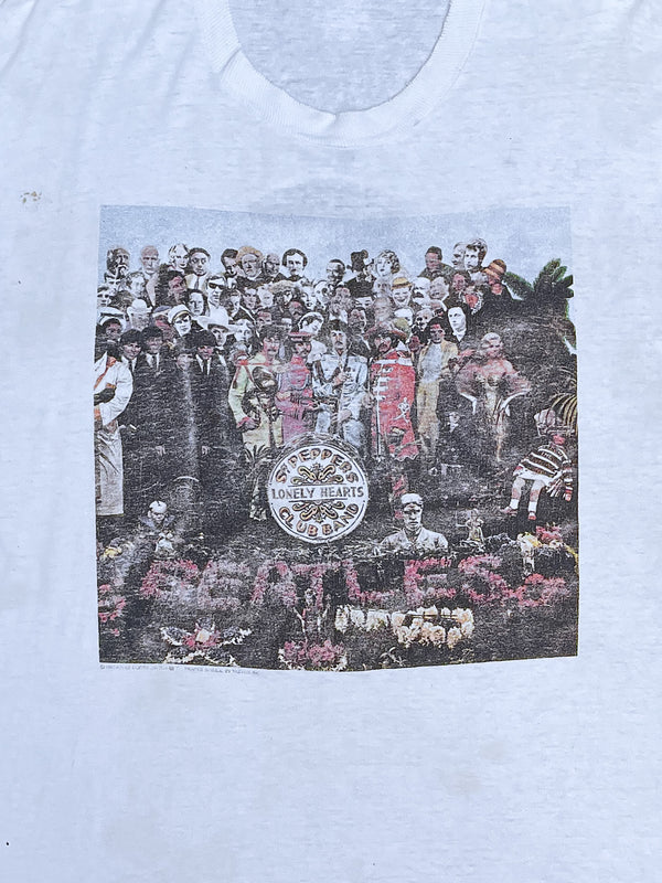 1990s “The Beatles” Thrashed Single Stitched Tee (XL)