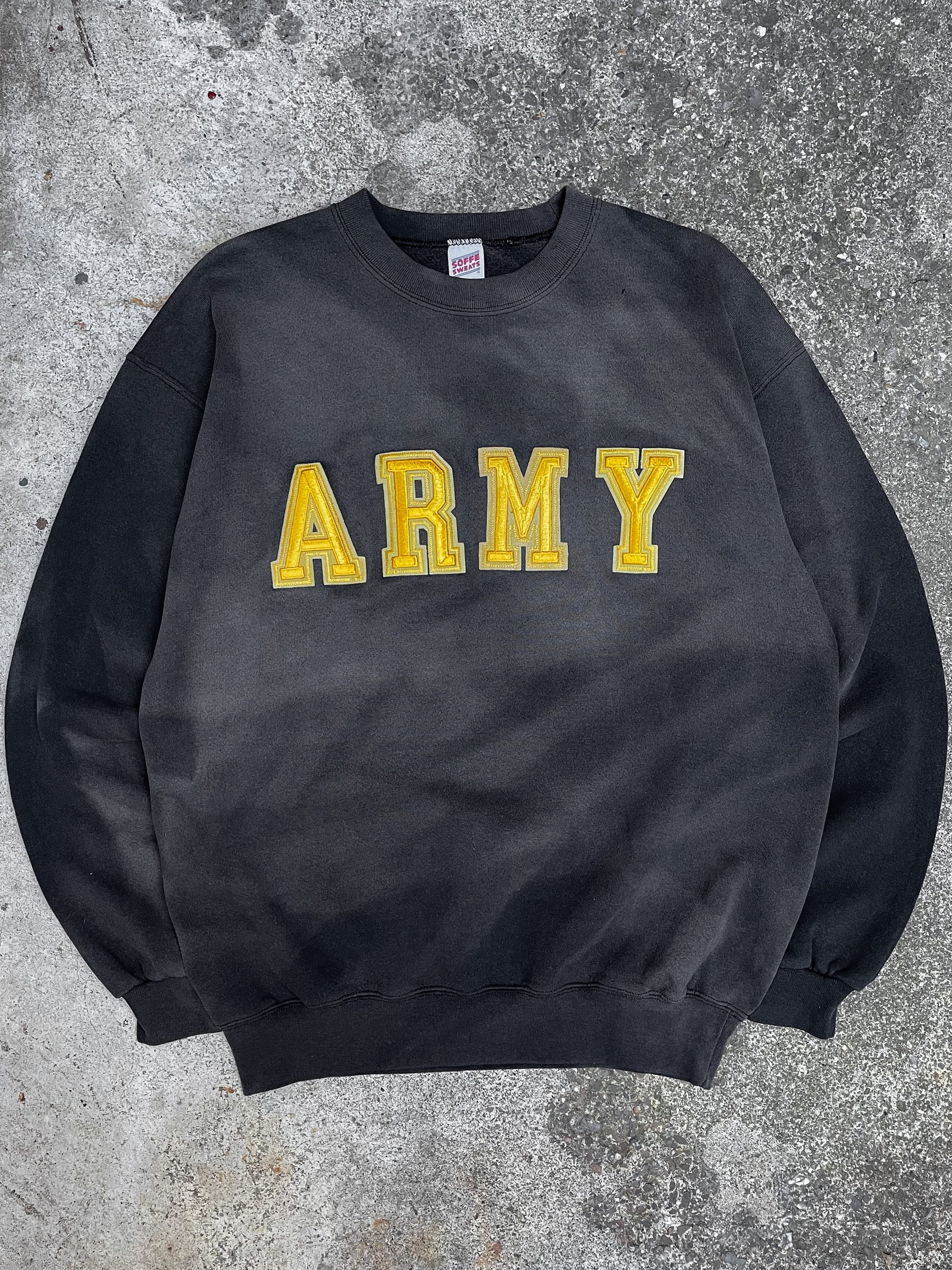 1990s Sun Faded “Army” Sweatshirt