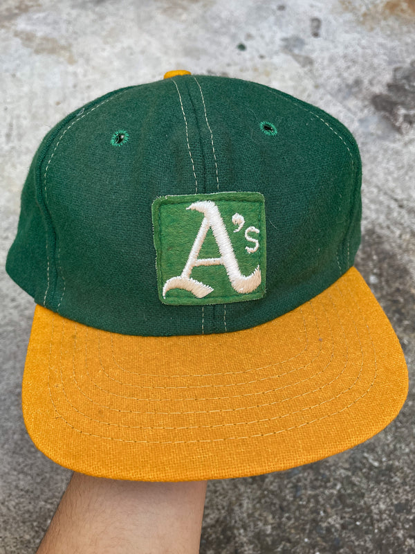 1960s “Oakland Athletics” Wool Baseball Hat