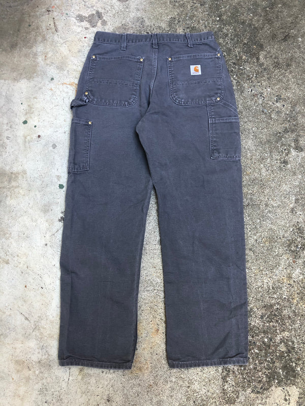 Carhartt B01 Gravel Grey Double Front Knee Work Pants (30X28)