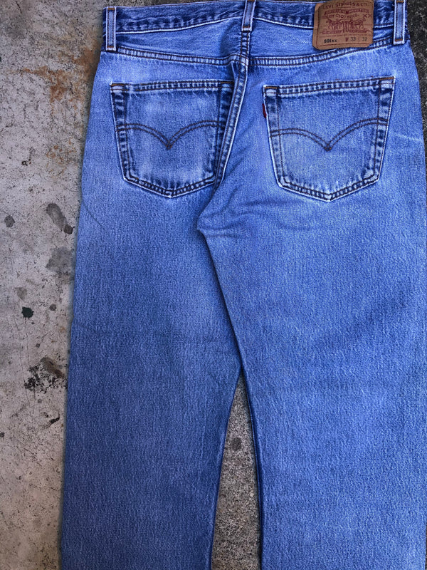 1990s Levis Faded Blue 501XX (31X27)