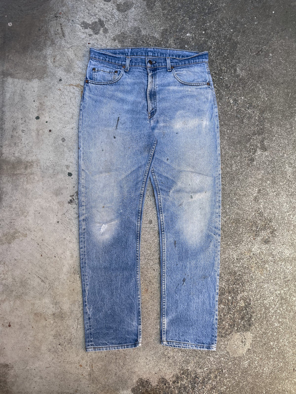 1980s Levis Faded Dirty Blue 505 (35X30)