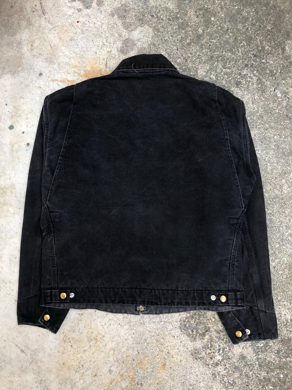 1990s Carhartt Faded Black Lined Work Jacket (S/M)