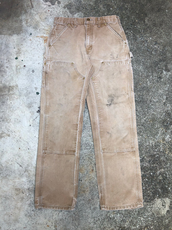 Carhartt B01 Tan Double Front Knee Work Pants (29X30)