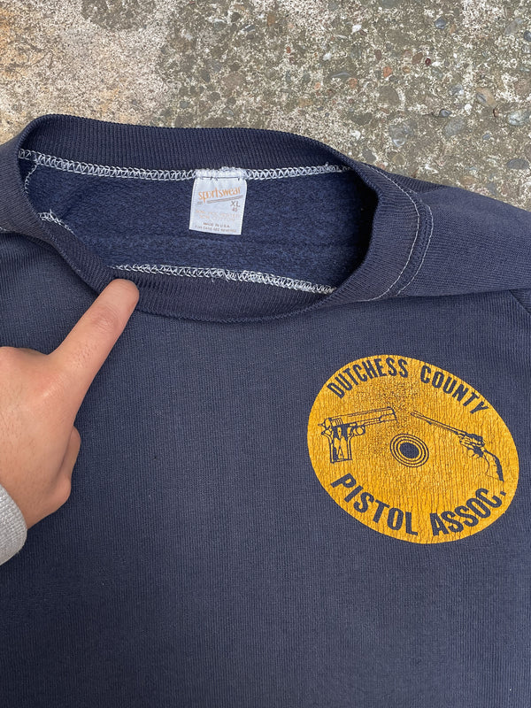 1980s “Dutchess County Pistol Assoc” Raglan Sweatshirt