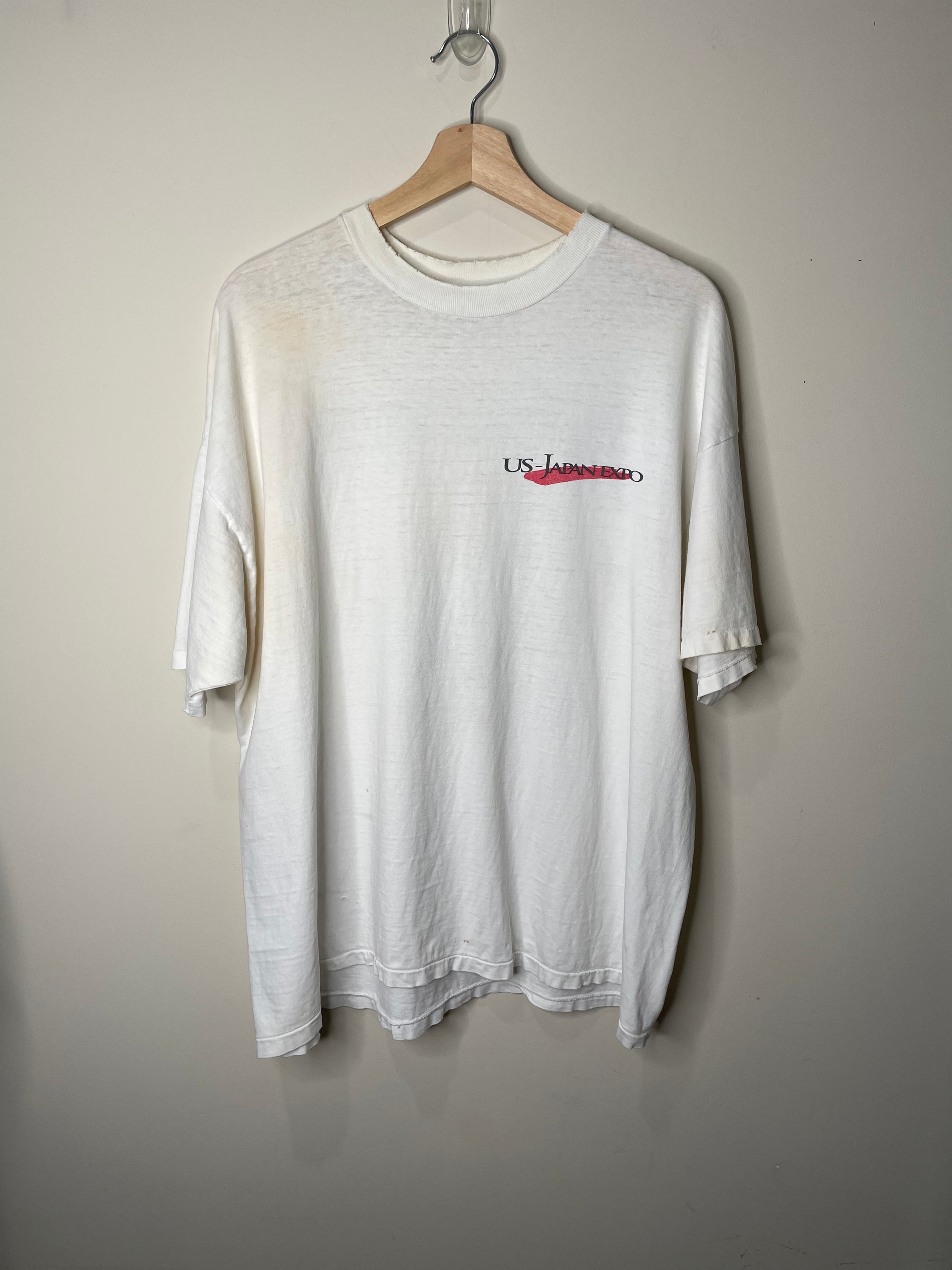 1990s “US-Japan Expo” Distressed Single Stitched Tee (XL/XXL)