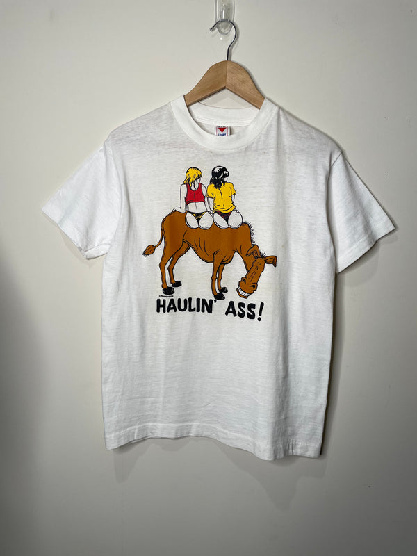 1990s “Haulin’ Ass!” Single Stitched Tee (S)