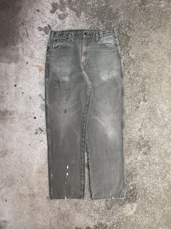 Dickies Faded Green Work Pants (33X32)