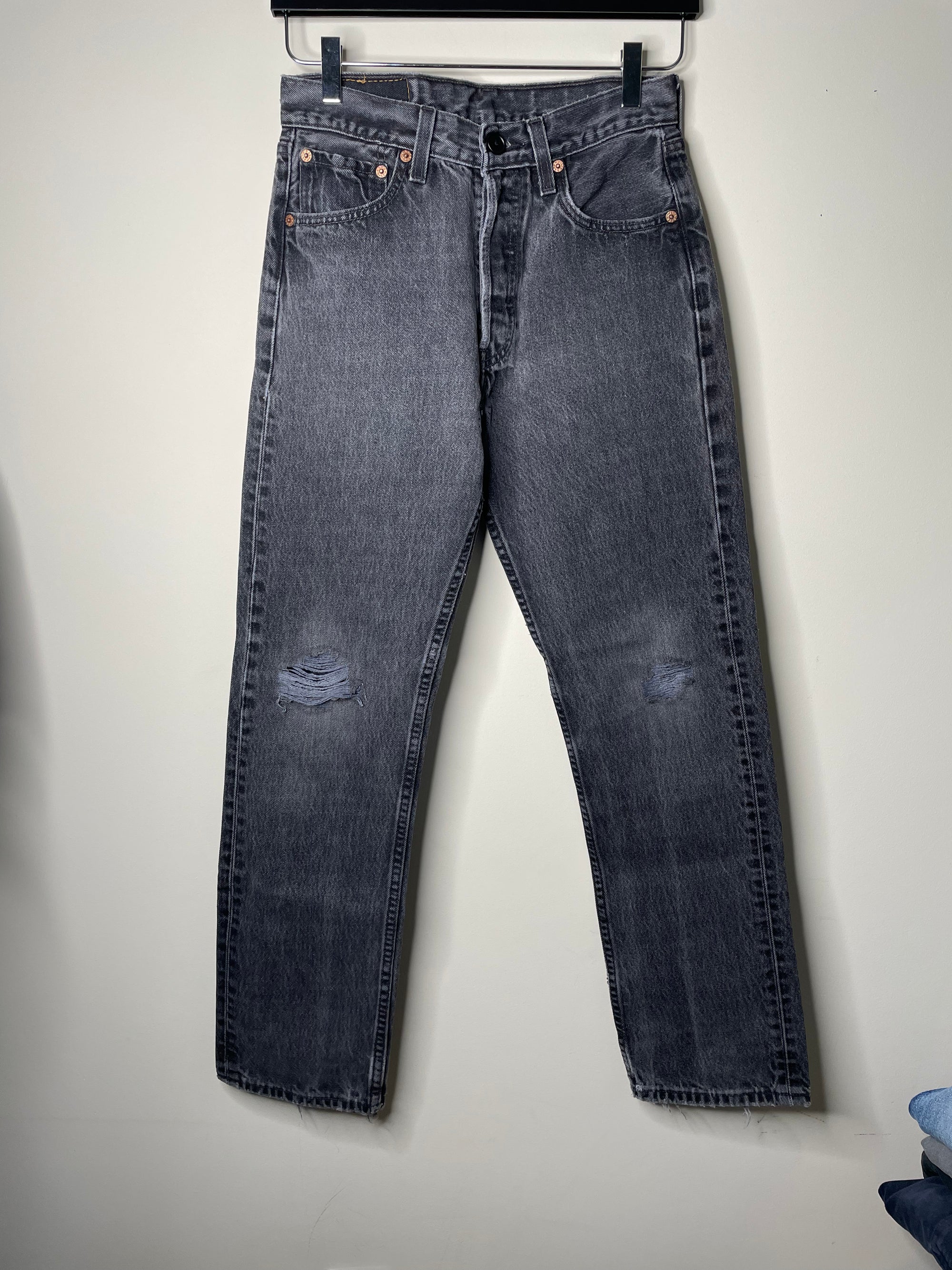 1990s Levi’s Faded Charcoal Black 501 (26X28)