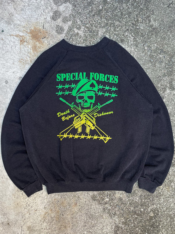 1990s “Special Forces” Raglan Sweatshirt (L)