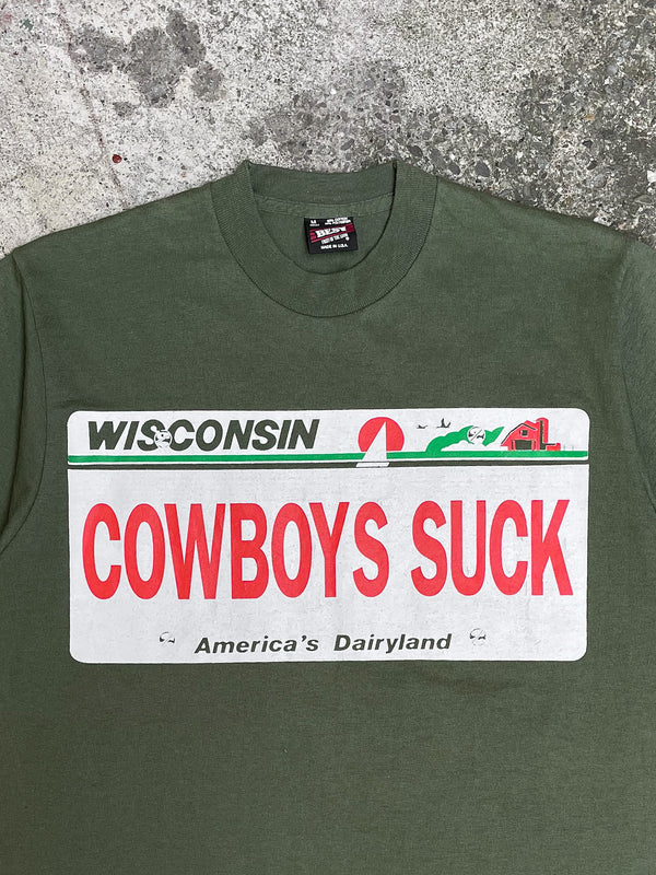 1990s “Cowboys Suck” Single Stitched Tee (M)