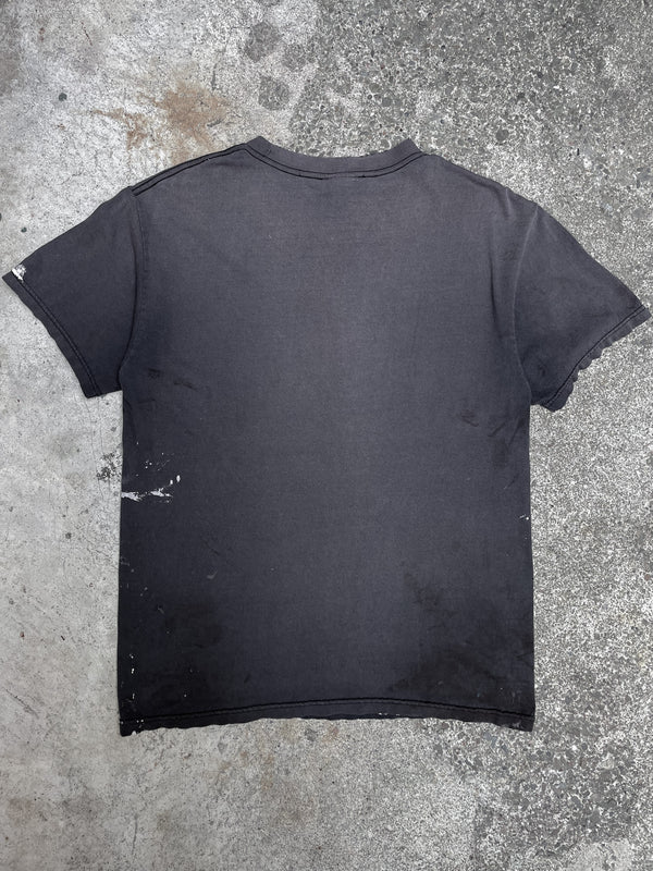 Vintage “Hitmen” Painted Faded Black Tee