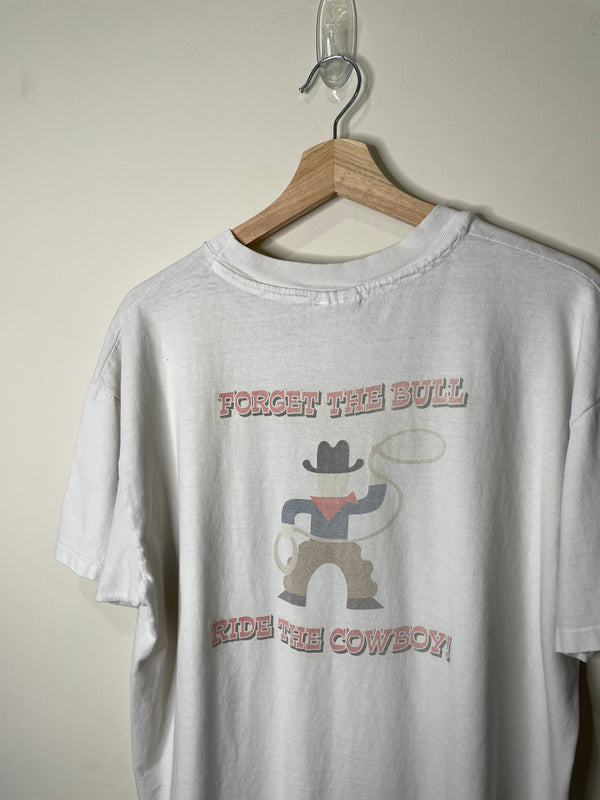 1990s “Ride the Cowboy!” Single Stitched Tee (L)