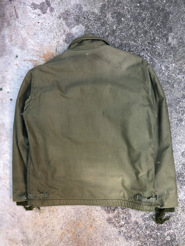 1960/70s Faded Olive Green A2 Deck Jacket