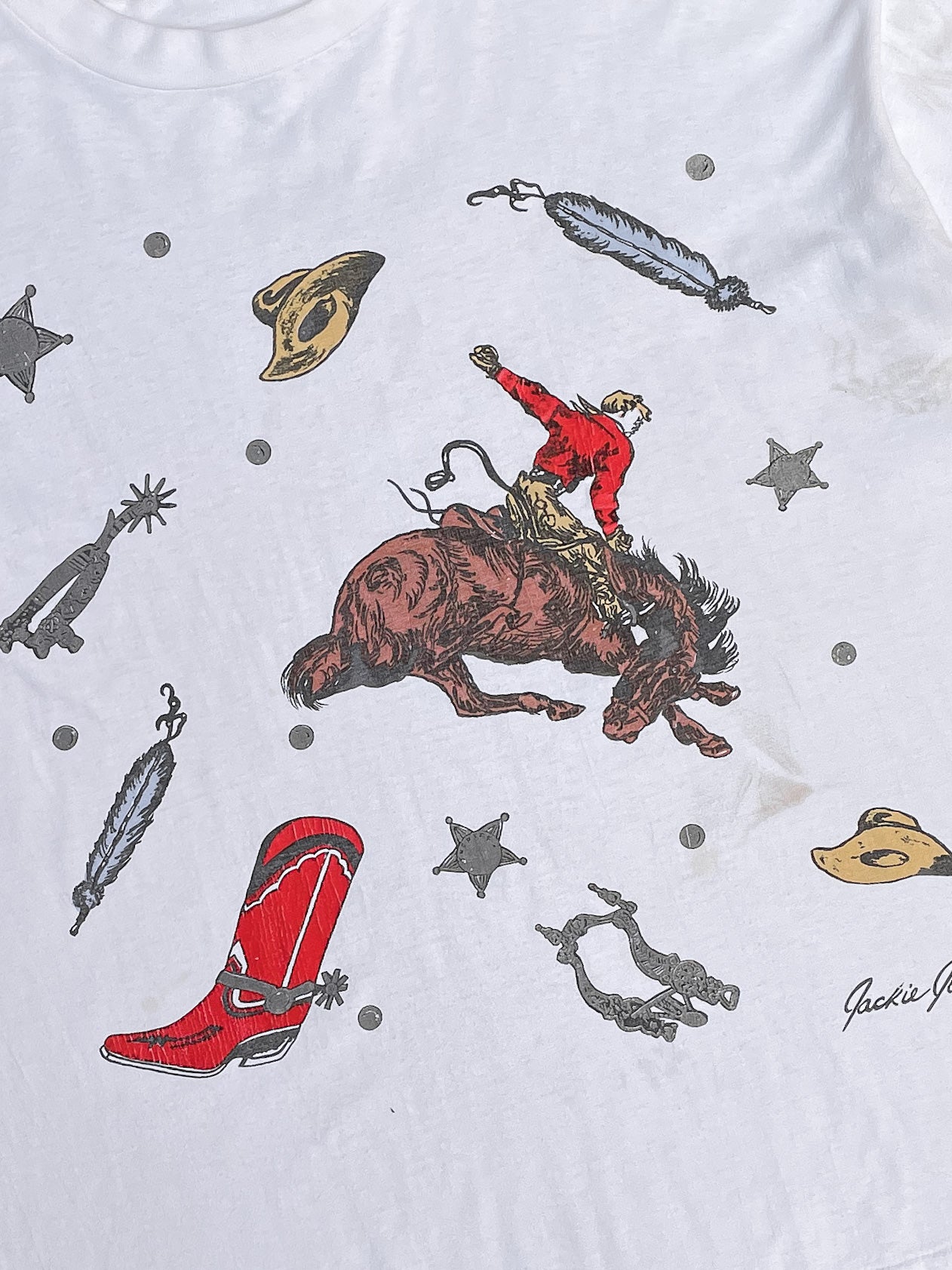 1990s Jackie Jo “Rodeo Cowboy” Single Stitched Tee