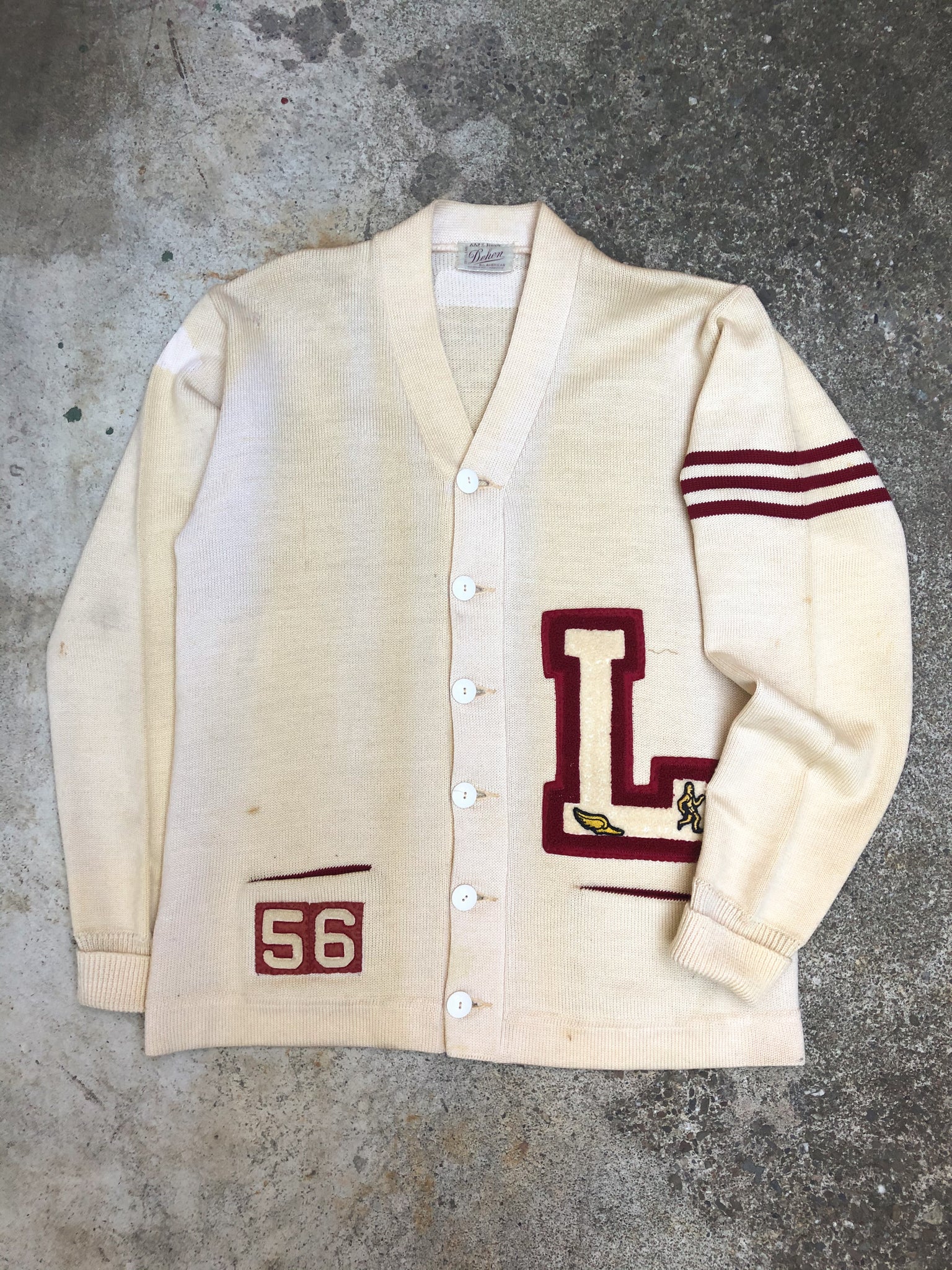 Vintage 2025 varsity cardigan