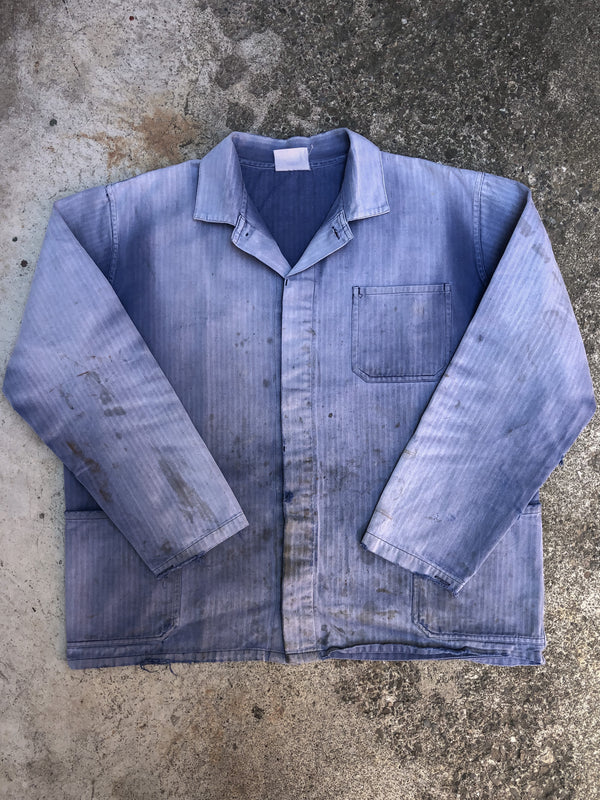 1970s Sun Faded HBT Chore Jacket