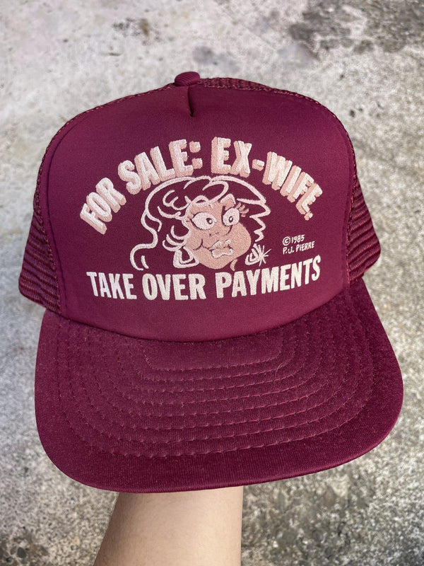 1980s “For Sale: Ex-Wife” Trucker Hat