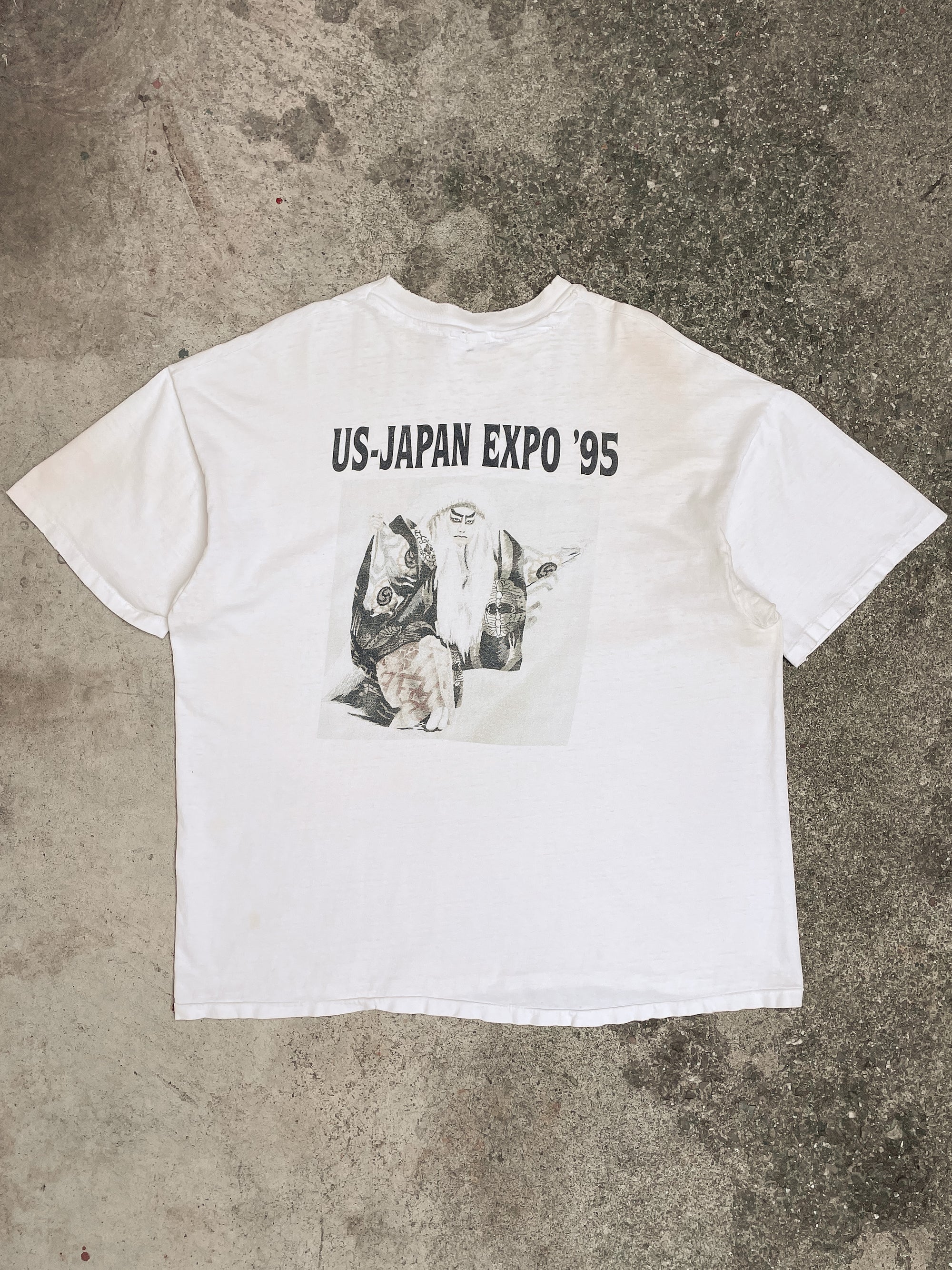 1990s “US-Japan Expo” Distressed Single Stitched Tee (XL/XXL)