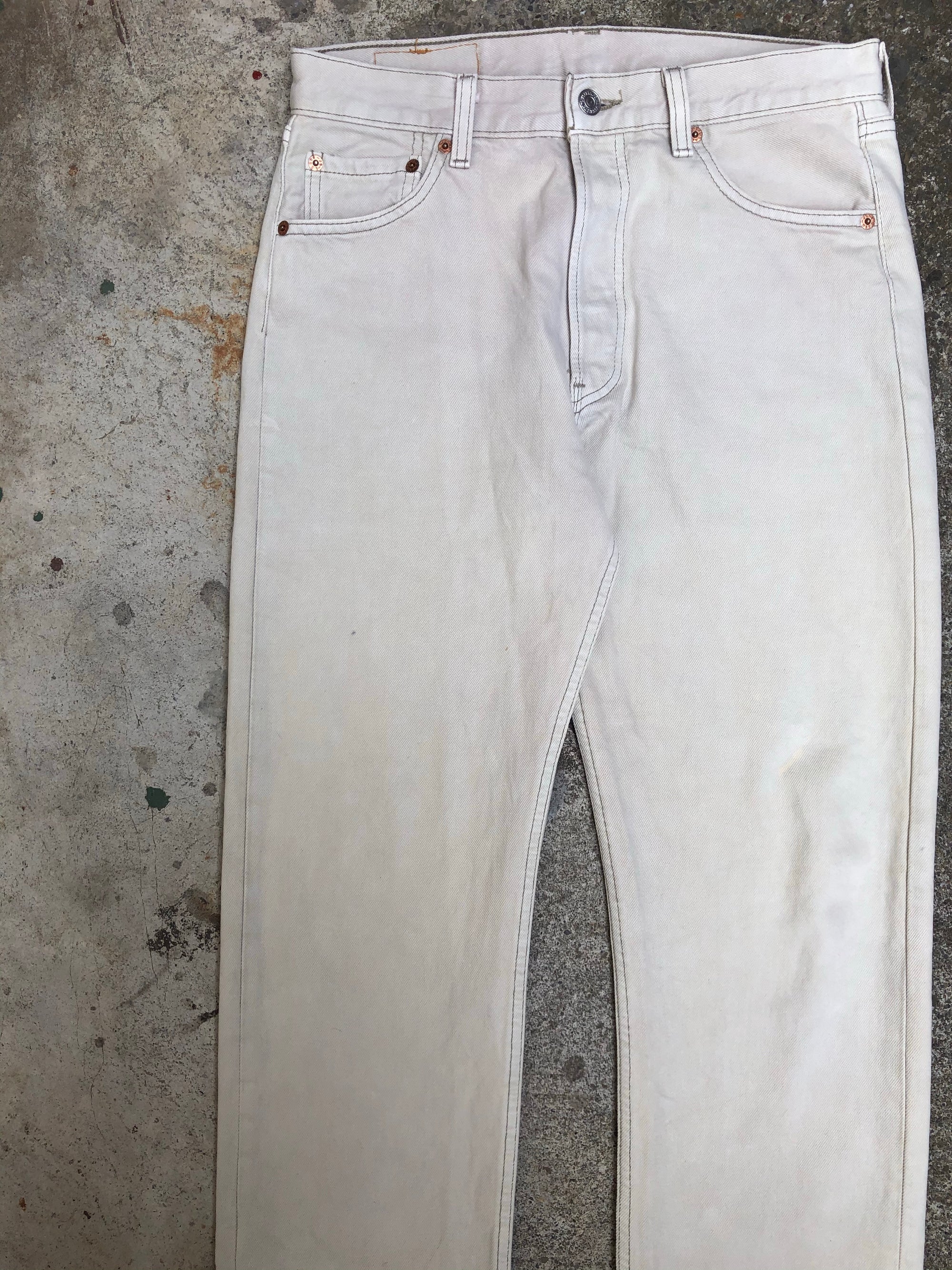 1990s Levis Cream 501 (30X31)