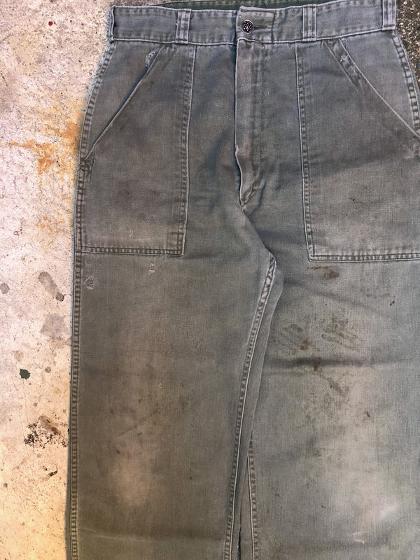 1960s Faded 13 Star OG 107 Military Pants (28X26)