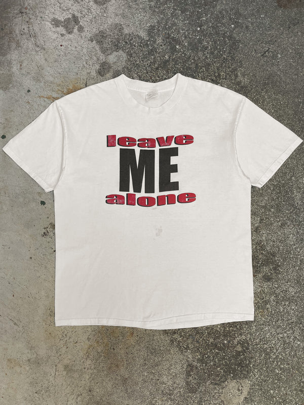 Vintage 00s “Leave Me Alone” Tee (XL)