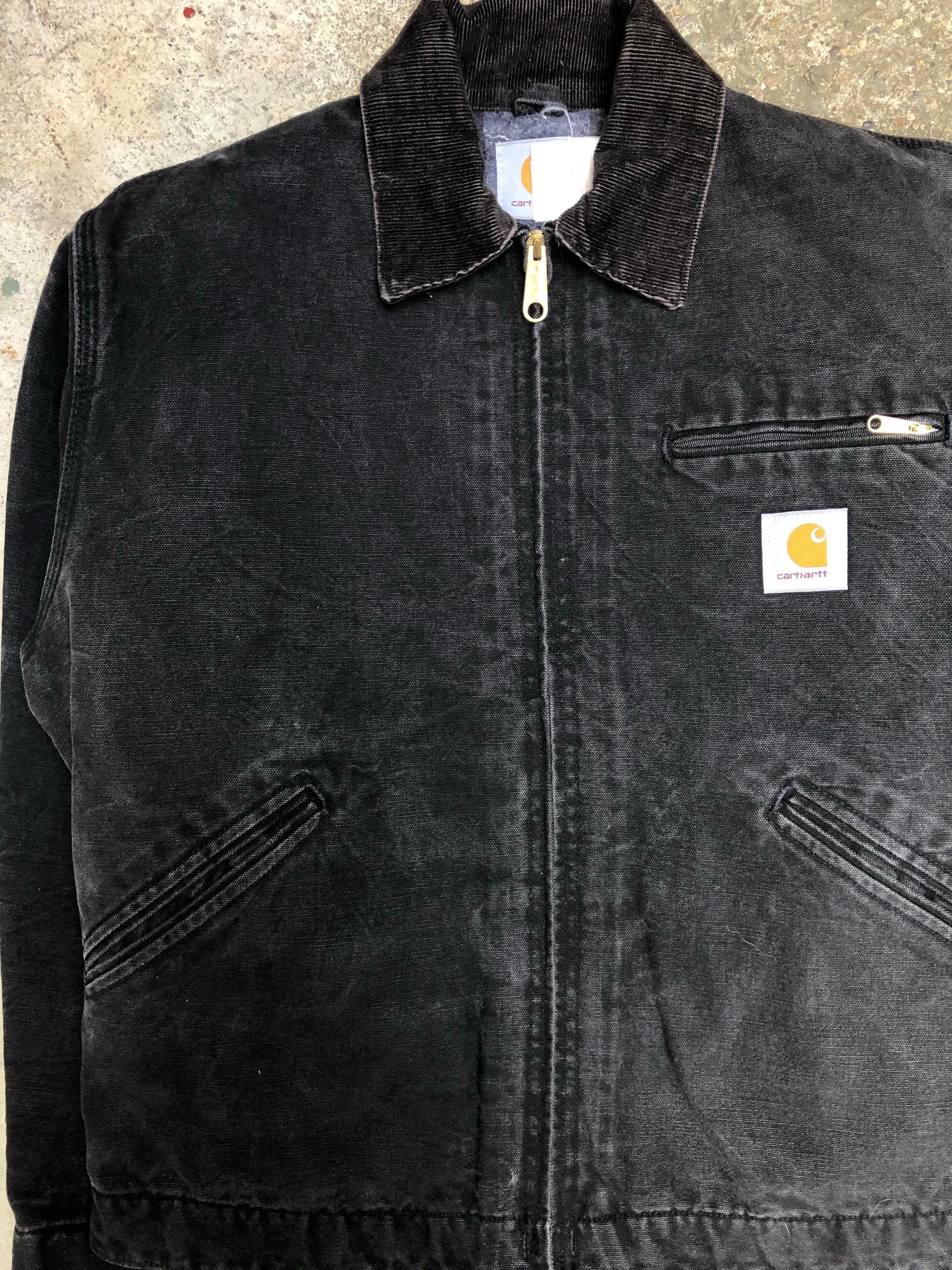 1990s Carhartt Black Lined Work Jacket (S)