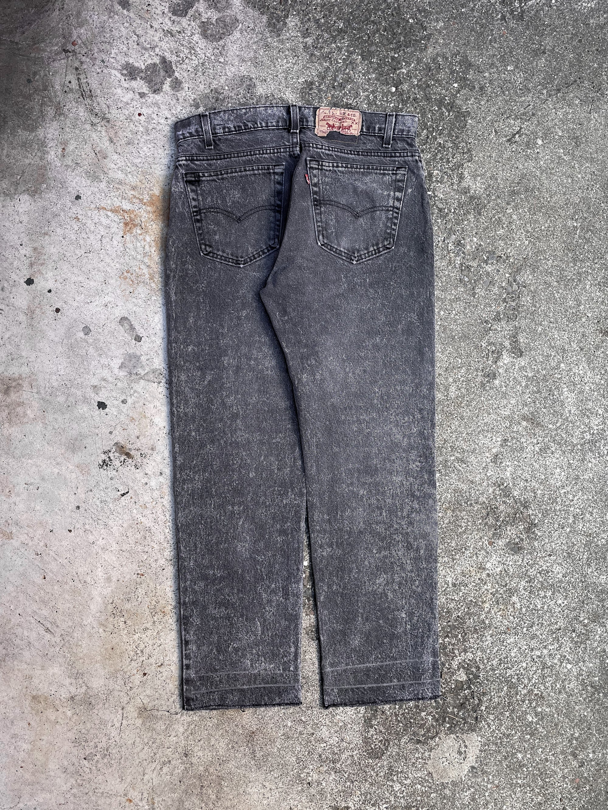 1990s Levi’s Faded Charcoal Denim (30X28)