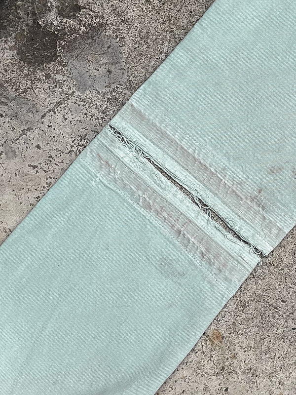 1980s Levi’s Dirty Mint 501 Released Hem (28X31)