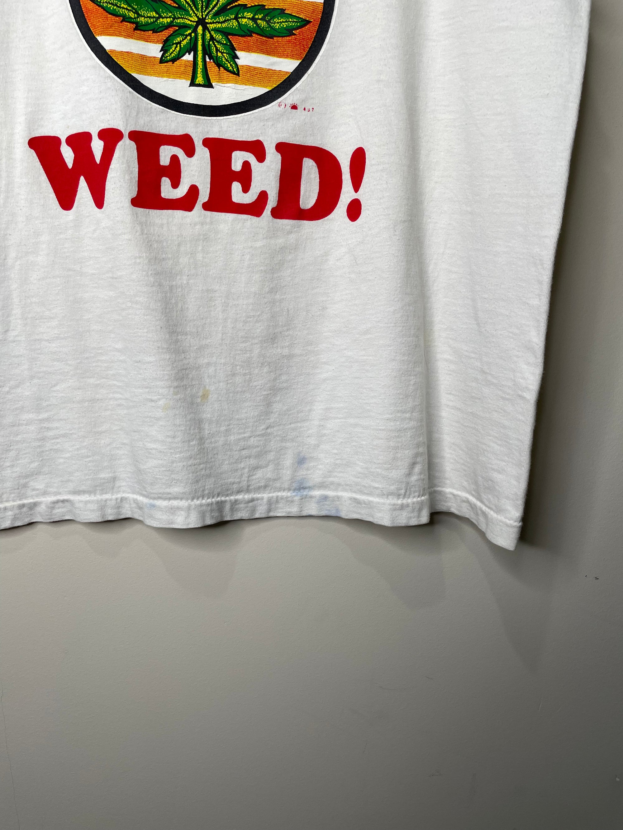 1990s “Will Work For Weed!” Tee (M)