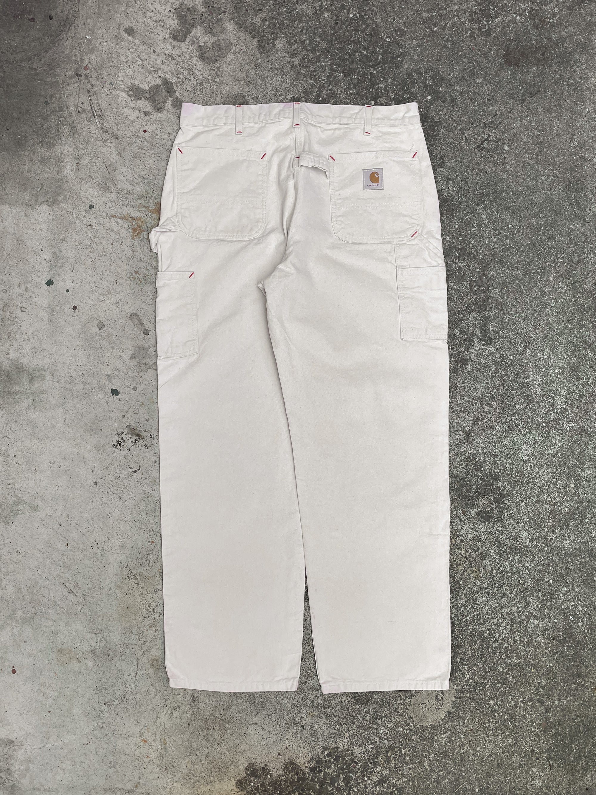 Carhartt B04 Natural Double Knee Work Pants (34X31)