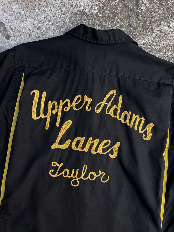 1960s “Upper Adams Lanes” Chain Stitched Bowling Shirt