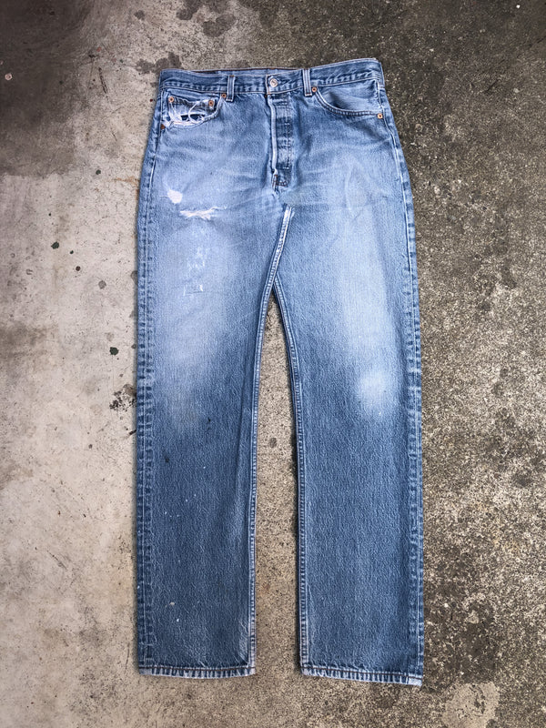 1990s Levis Faded Blue 501XX (33X32)