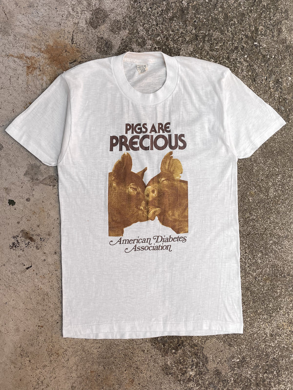 1970s “Pigs Are Precious” Single Stitched Tee