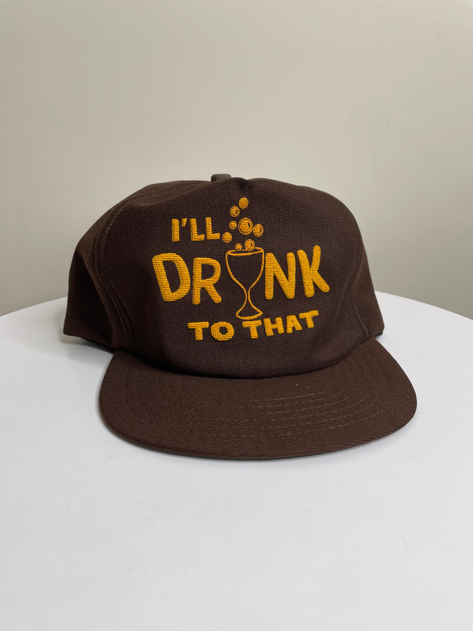 1980s “I’ll Drink To That” Trucker Hat