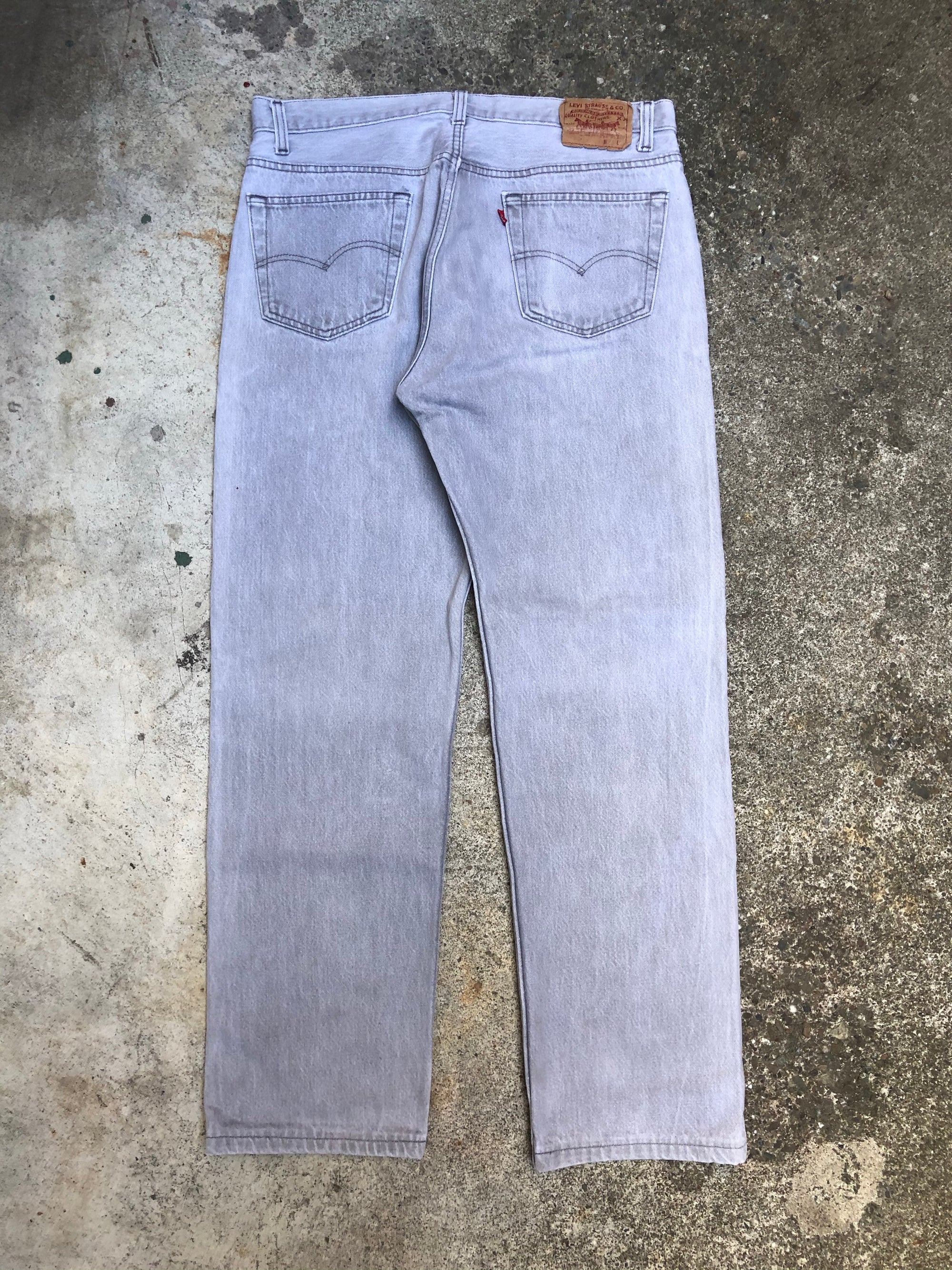 1990s Levis Faded Grey 501 (34X29)