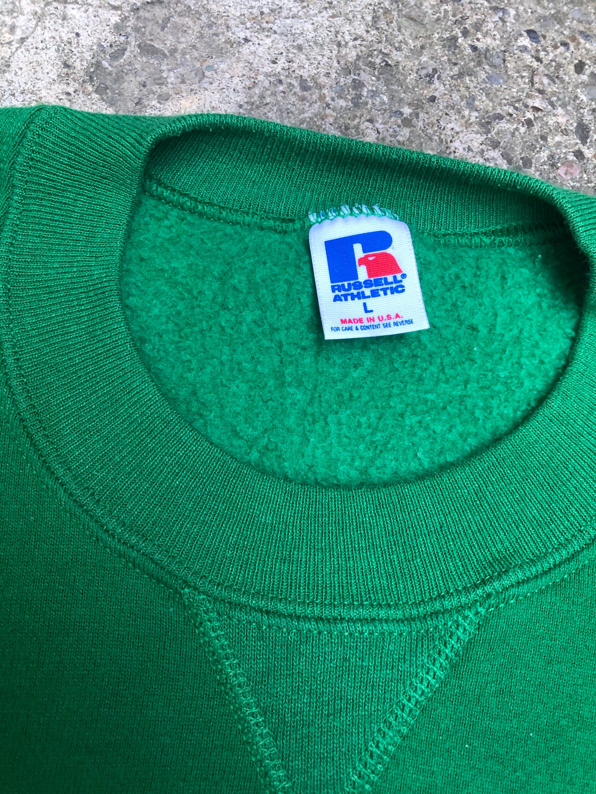 1980s Russell “Choctaw Softball” Green Sweatshirt