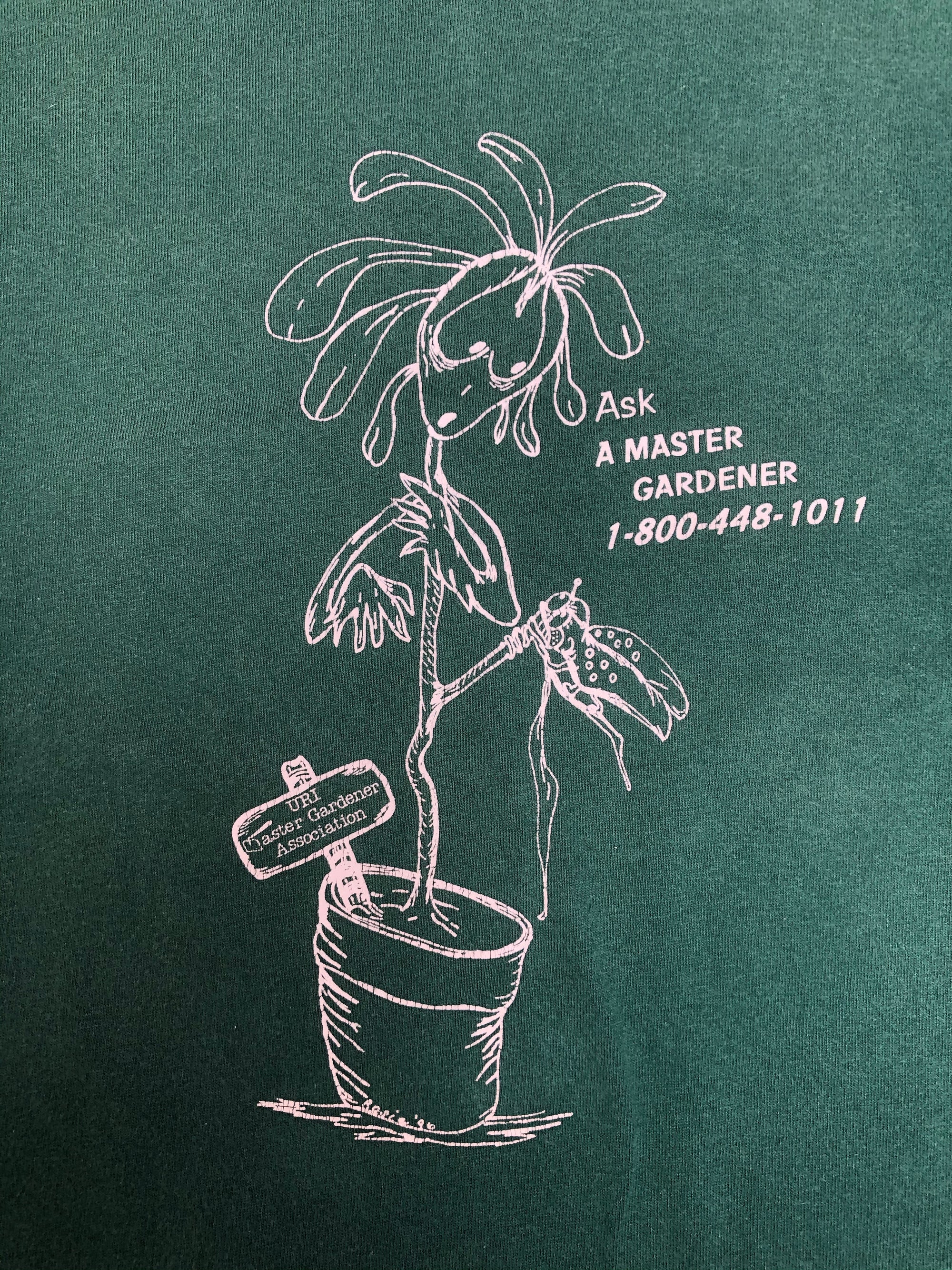 1990s Single Stitched Sun Faded “Ask A Master Gardener” Tee