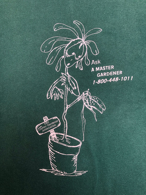 1990s Single Stitched Sun Faded “Ask A Master Gardener” Tee