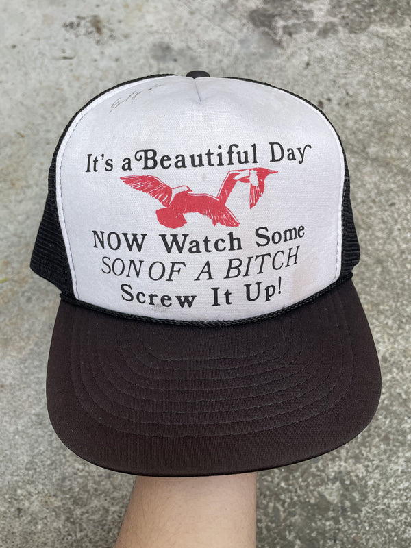 1980s/90s “It’s A Beautiful Day…” Trucker Hat