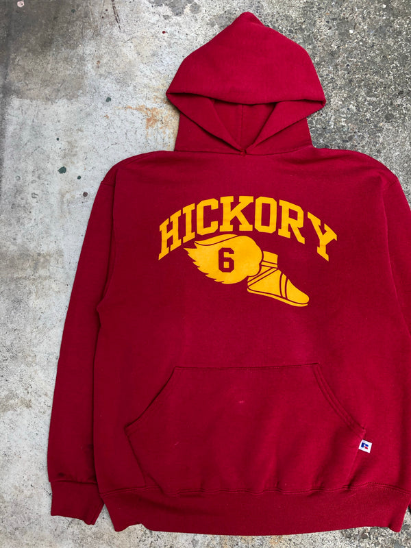 1990s Russell Red “Hickory” Hoodie