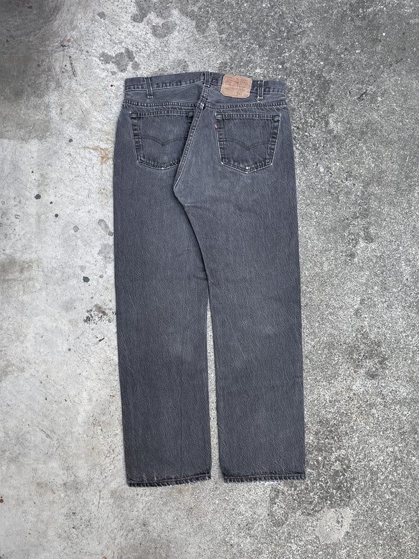 1980s/90s Levi’s Repaired Faded Grey 501 (32X28)