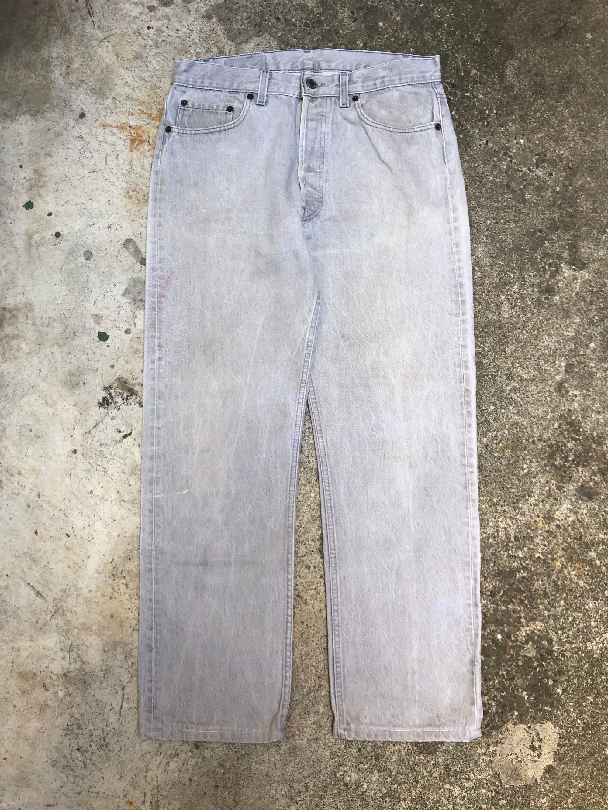 1990s Levis Warm Grey 501 (32X28)