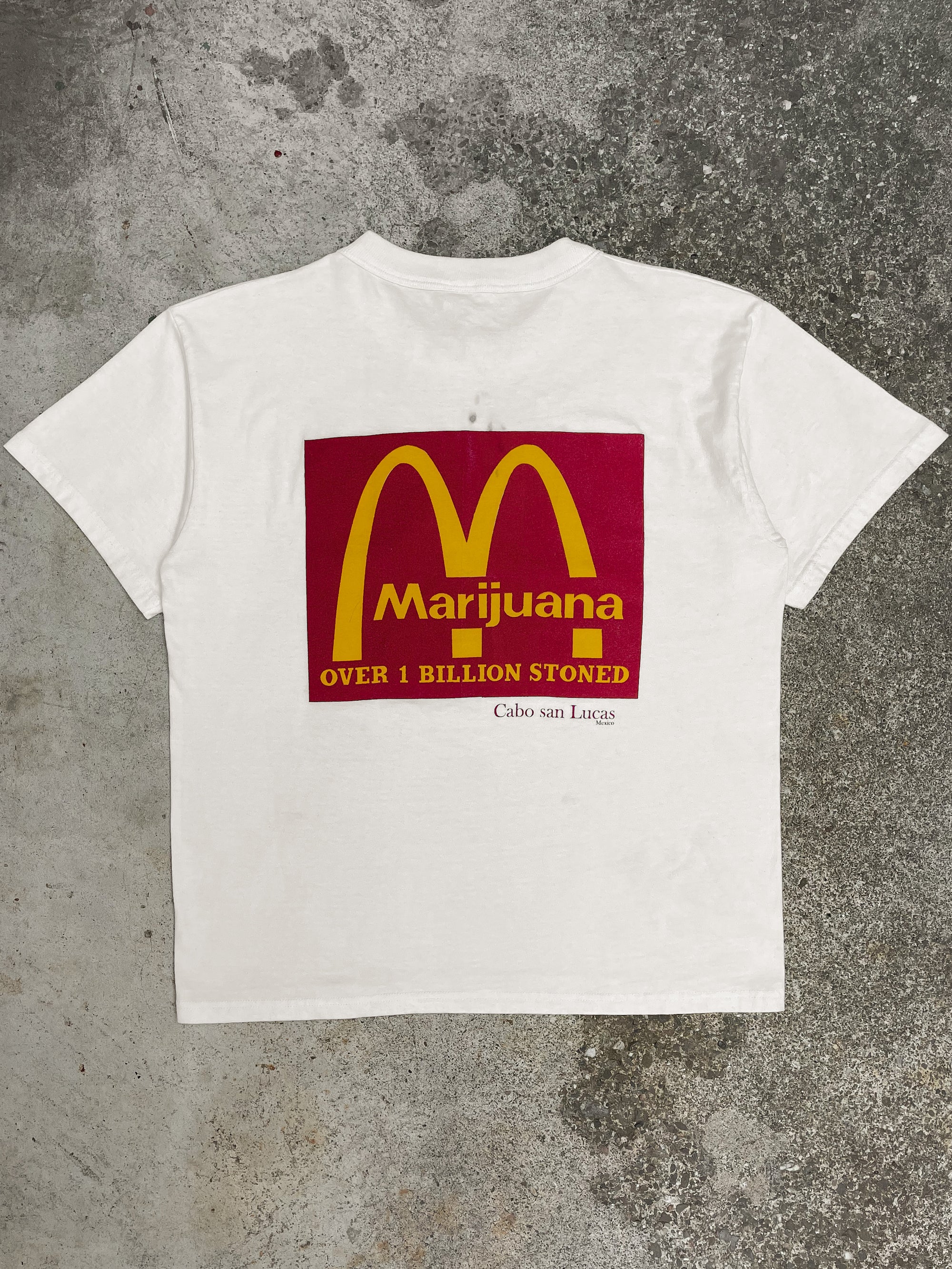 Vintage 00s “Cabo” McDonalds Parody Tourist Tee (M)