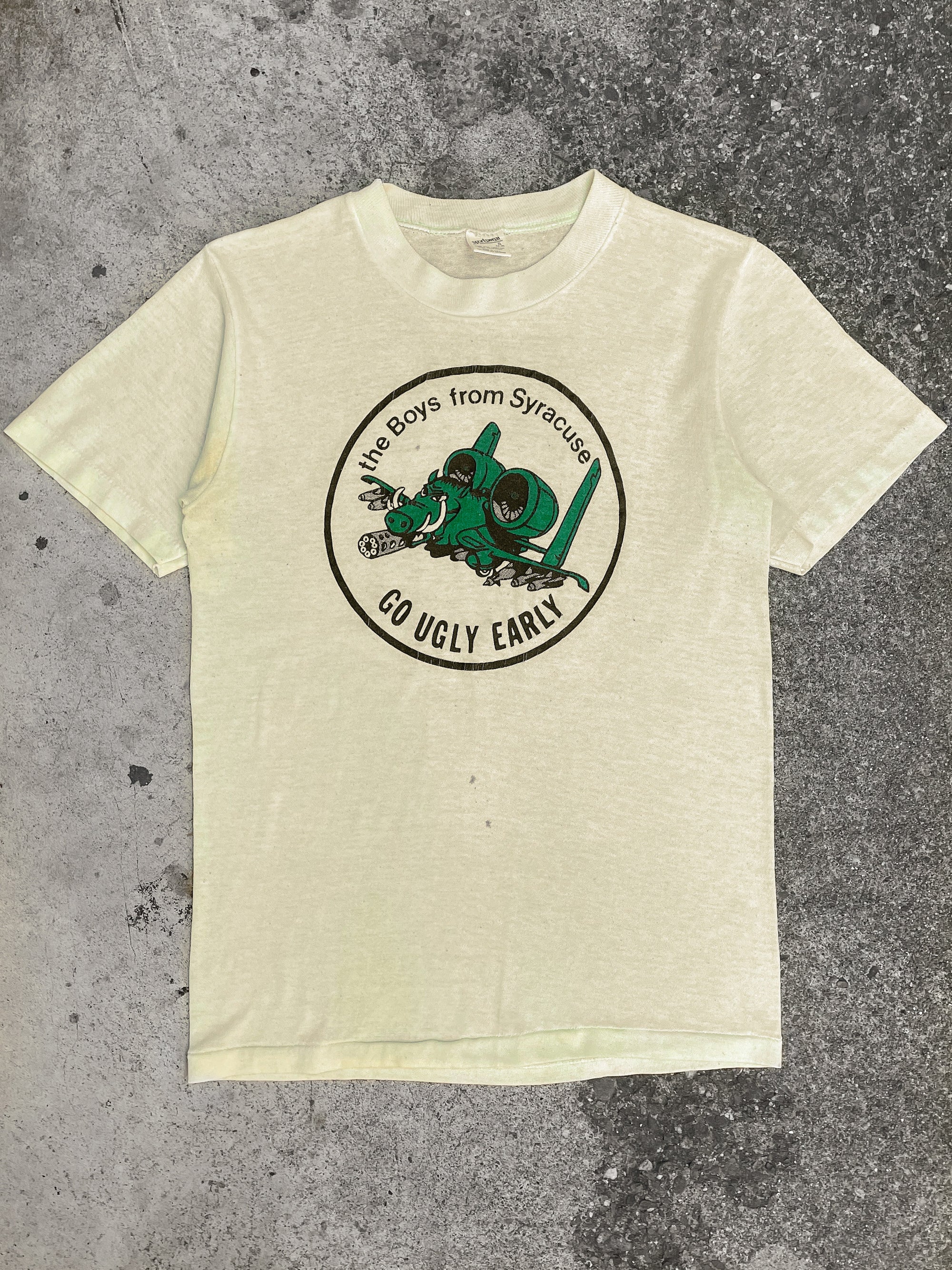 1980s “Go Ugly Early” Tee (XS/S)