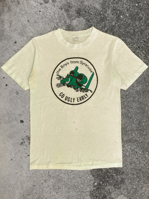 1980s “Go Ugly Early” Tee (XS/S)