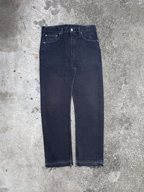 1990s Levi’s Faded Navy 501 Released Hem (31X30)