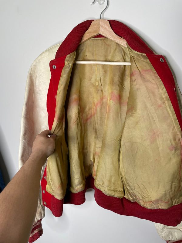 1960s “E” Red Varsity Jacket