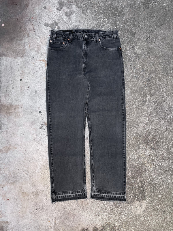 Vintage Levi’s Faded Black 505 Released Hem (34X29)