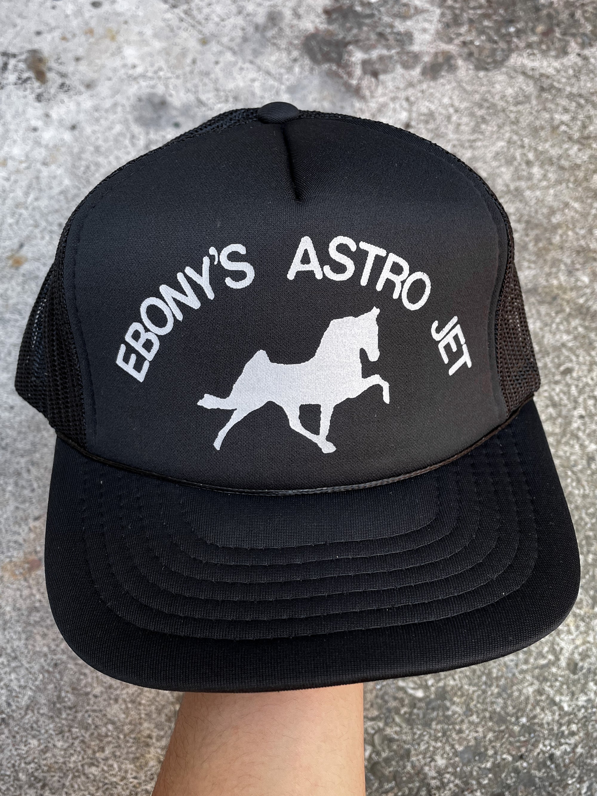 1990s “Ebony’s Astro Jet” Trucker Hat